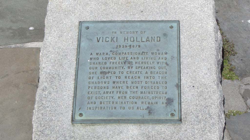 Vicki Holland Memorial Plaque